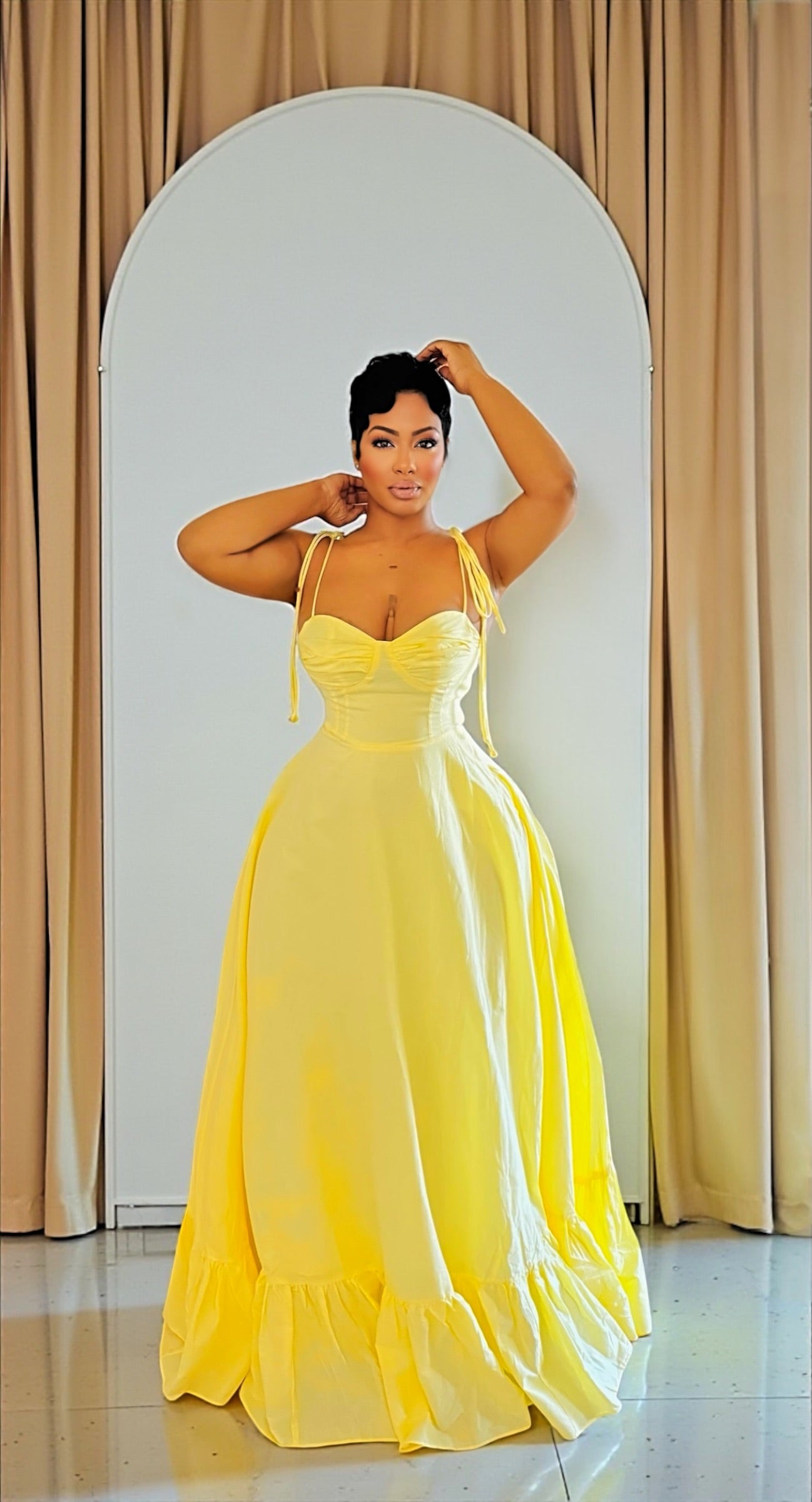 Honey Pot Maxi Dress – FashionFreakssss