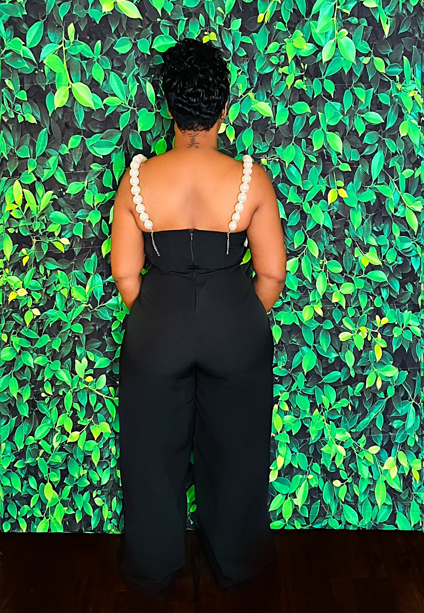 Tux & Pearls Jumpsuit