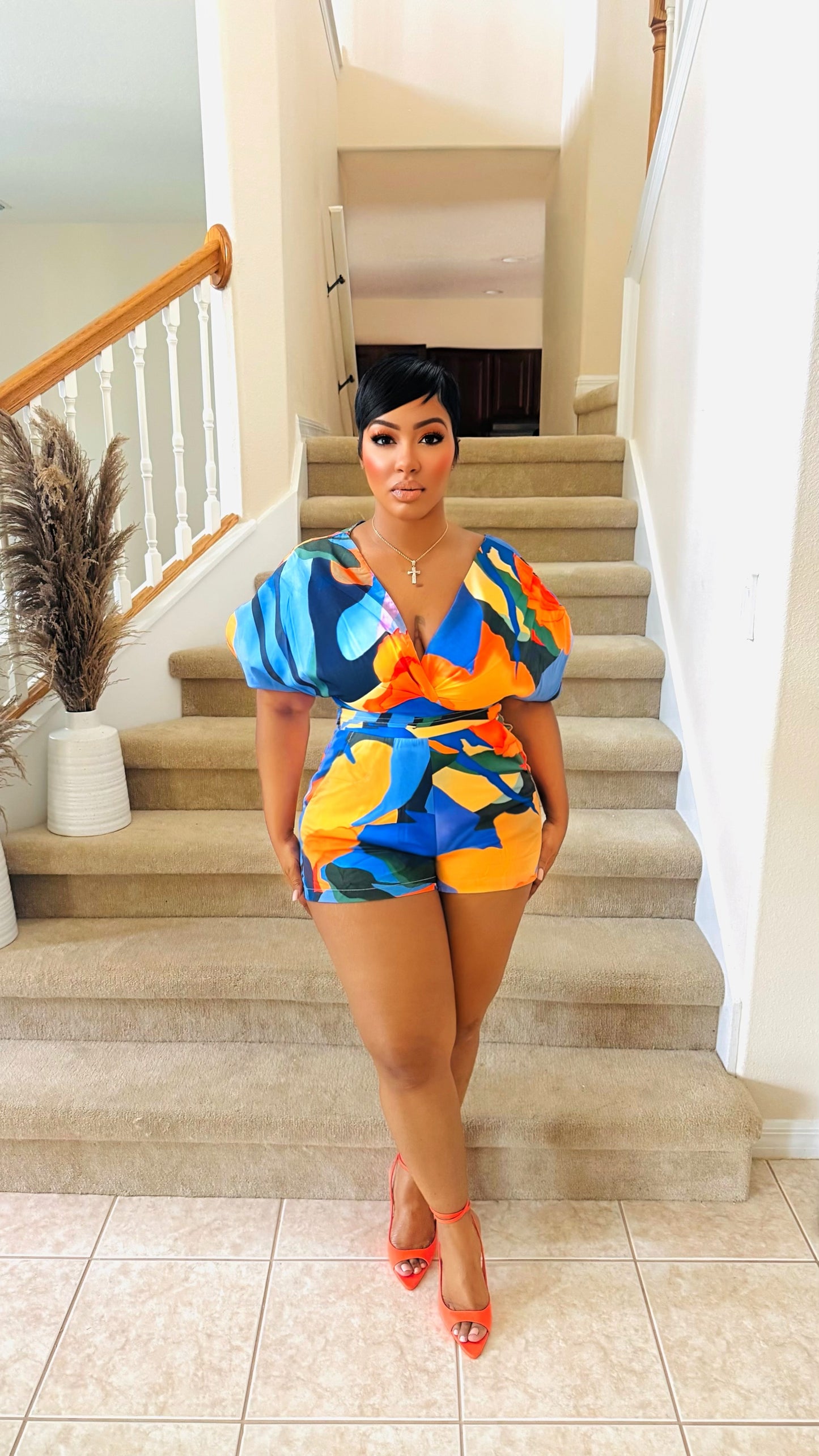 Leah Winged Romper
