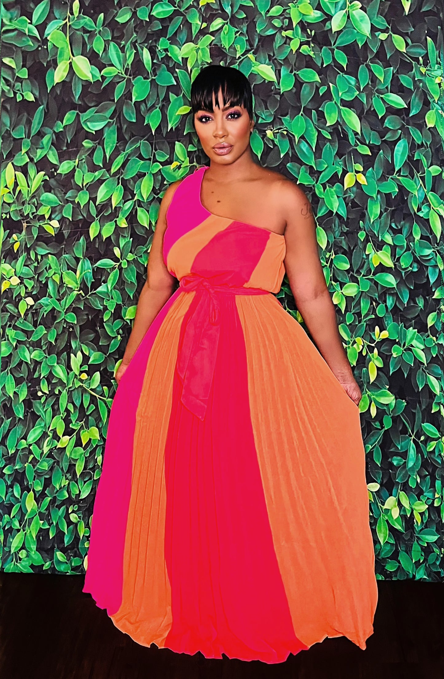 Color Loop Maxi Dress