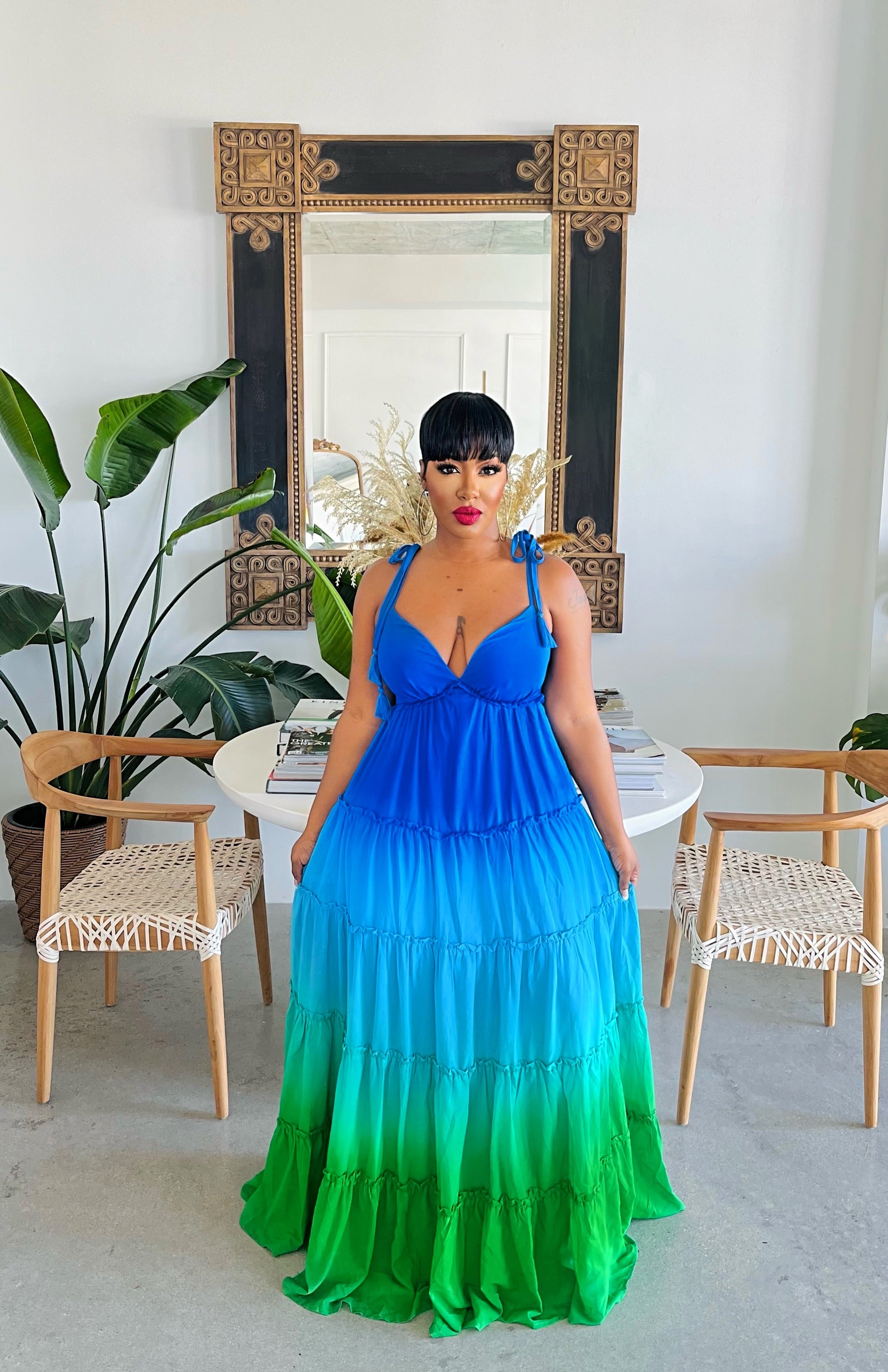 OMBRÉ MAXI DRESS main image 1
