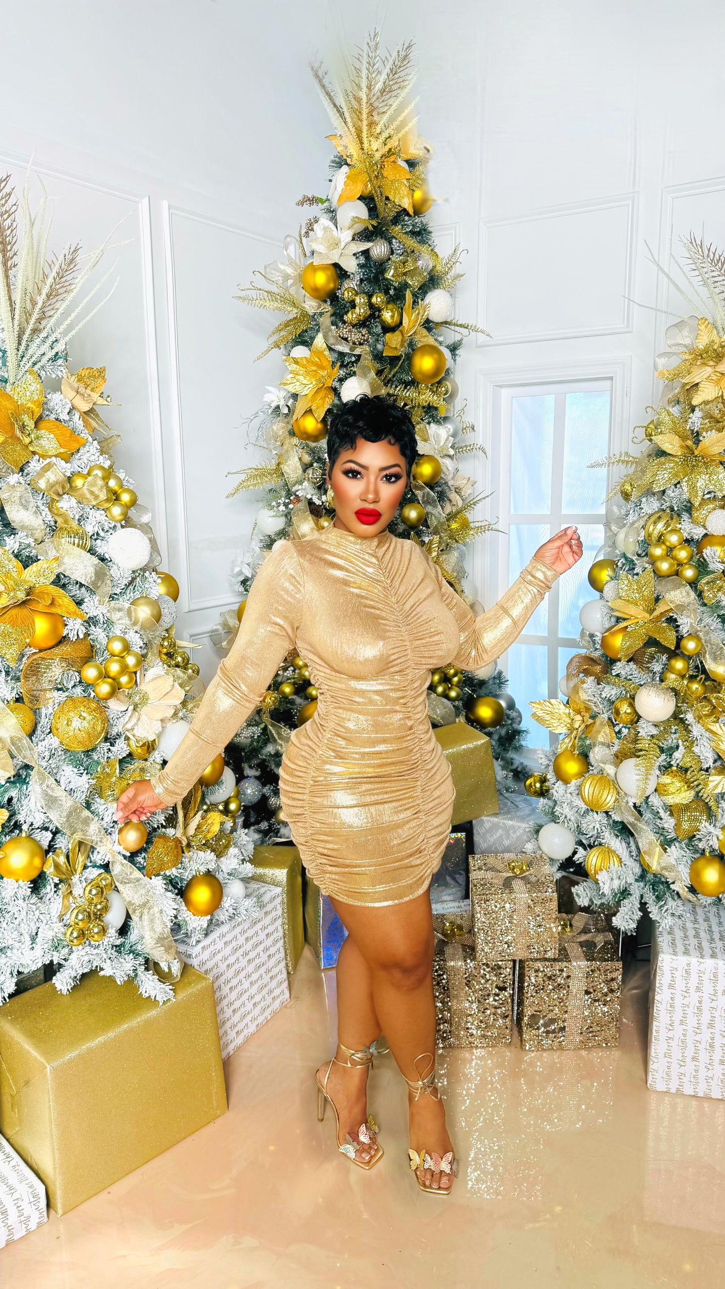 24k Ruched Dress