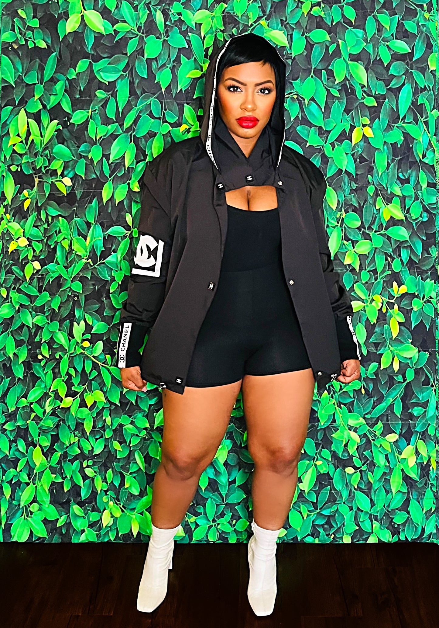 Rich Girl Inspired Windbreaker Jacket
