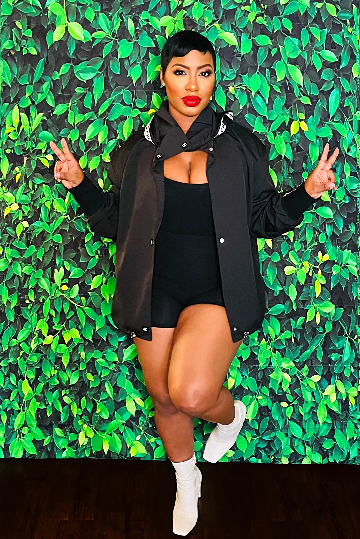 Rich Girl Inspired Windbreaker Jacket