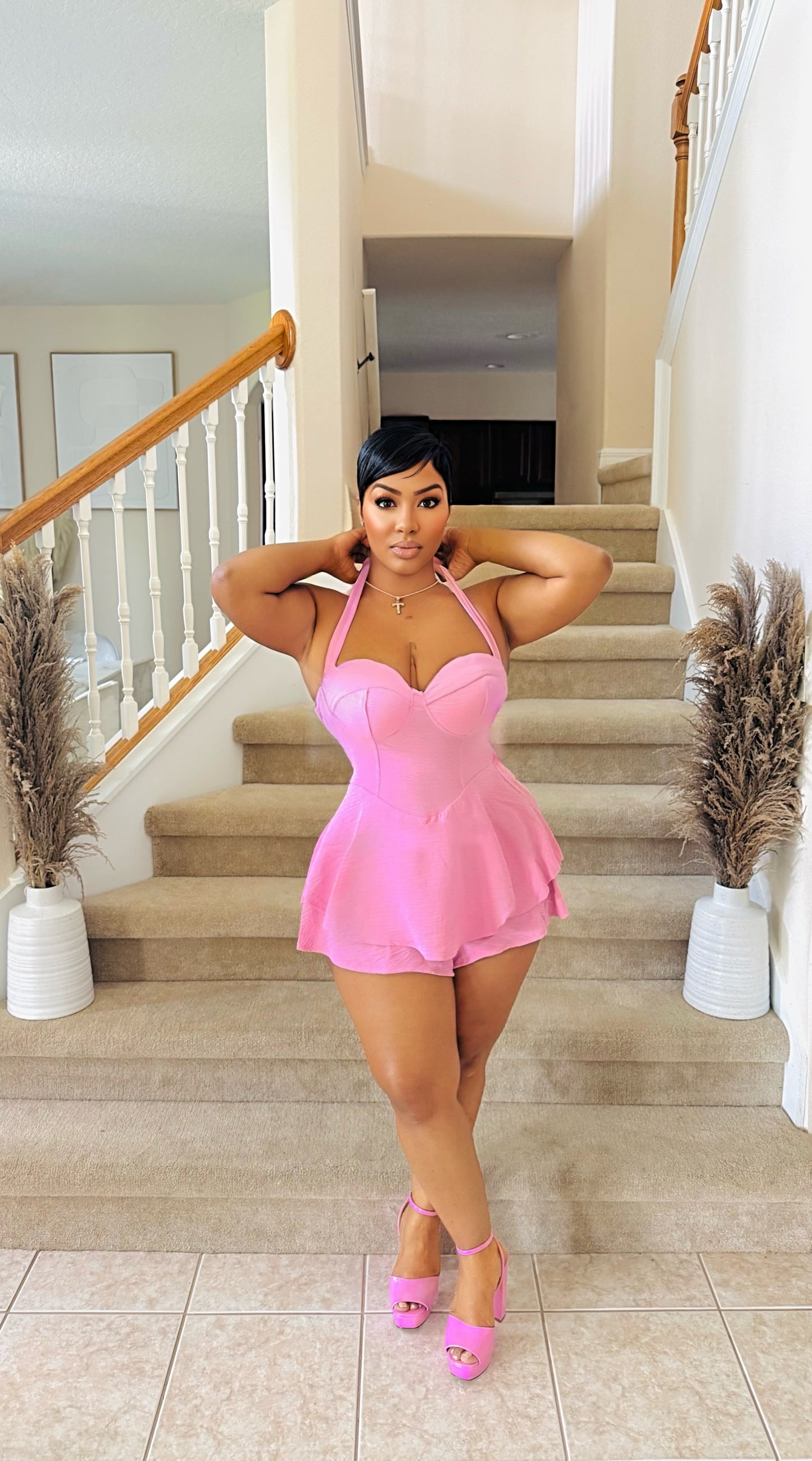 Mary Lu Tier Romper