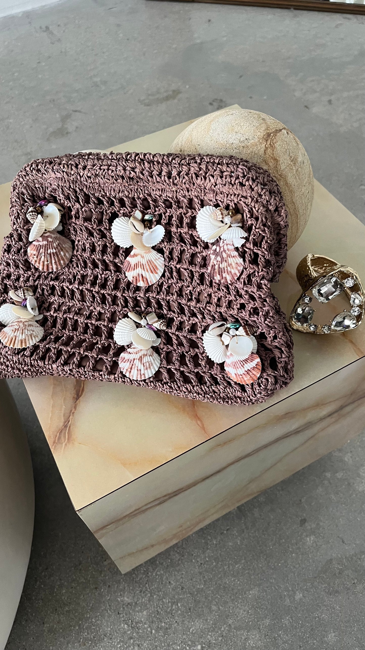 Shell Delight Clutch Purse