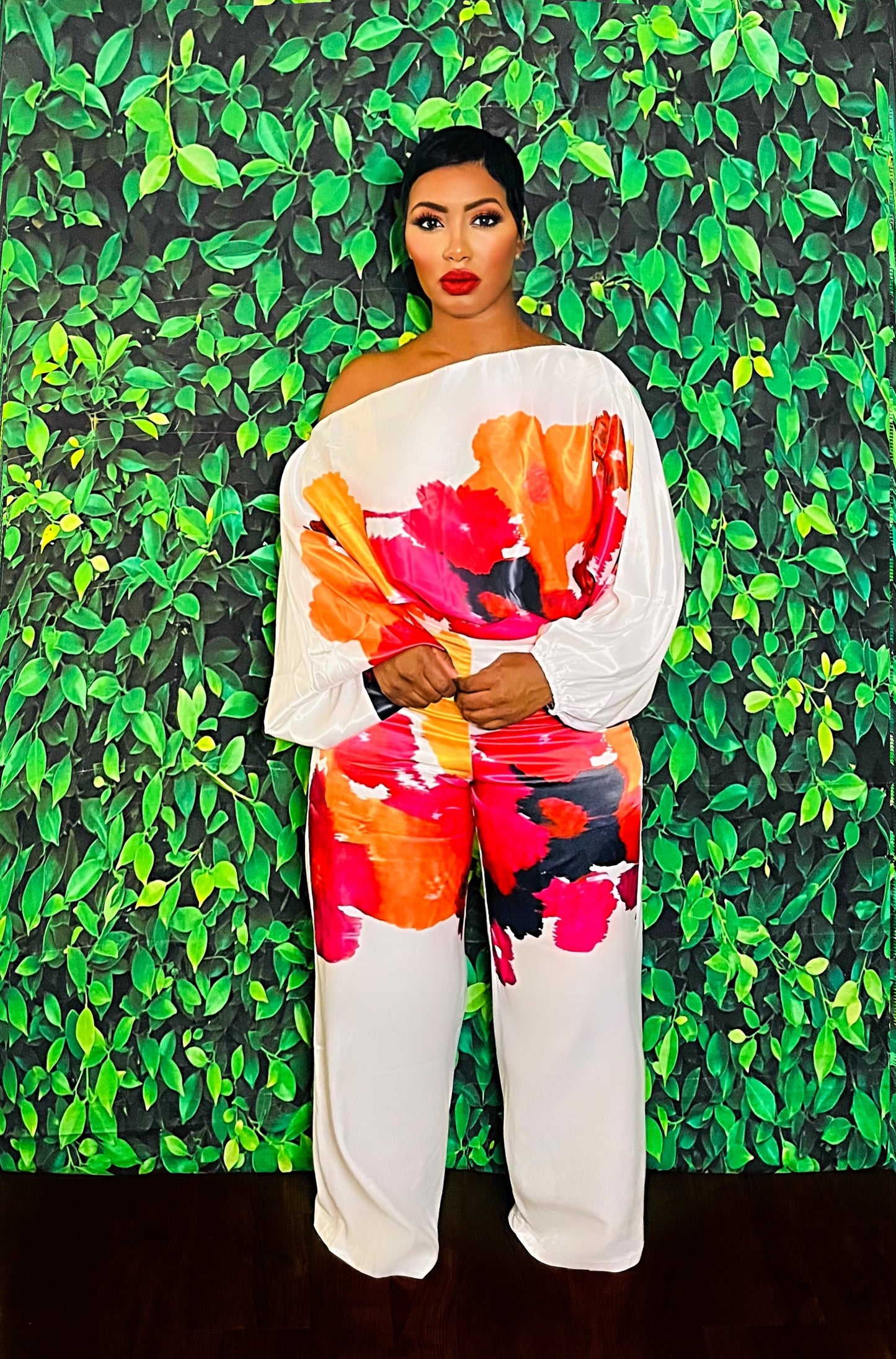 Bright Bloom Pant Set
