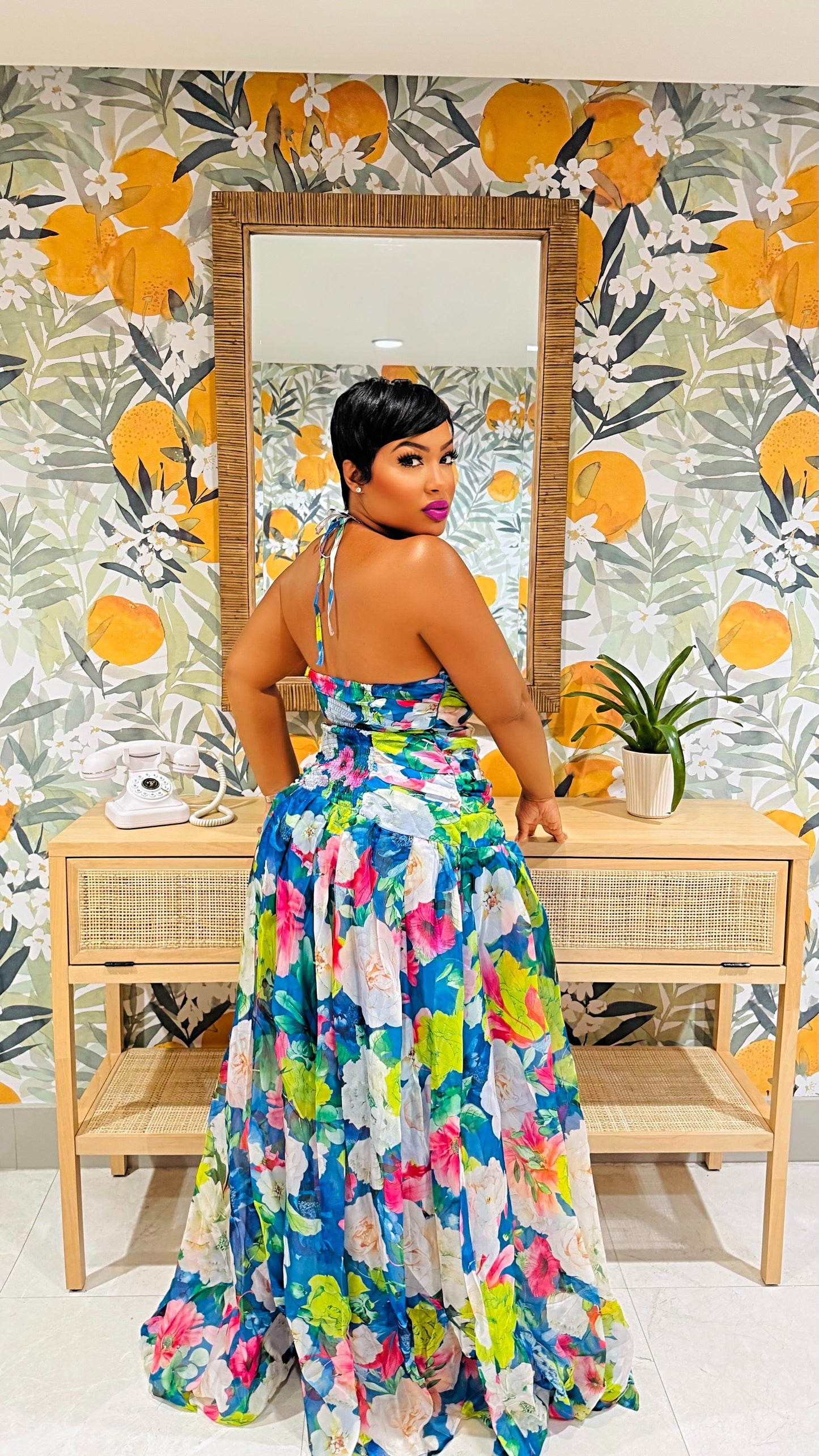 Jessica Bloom Maxi Dress