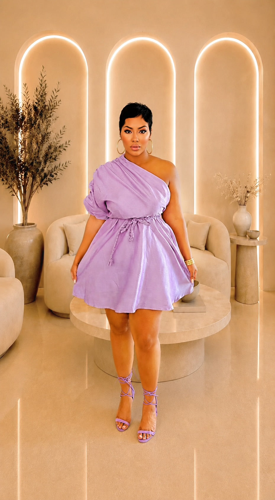 Lavender Dream Dress – FashionFreakssss