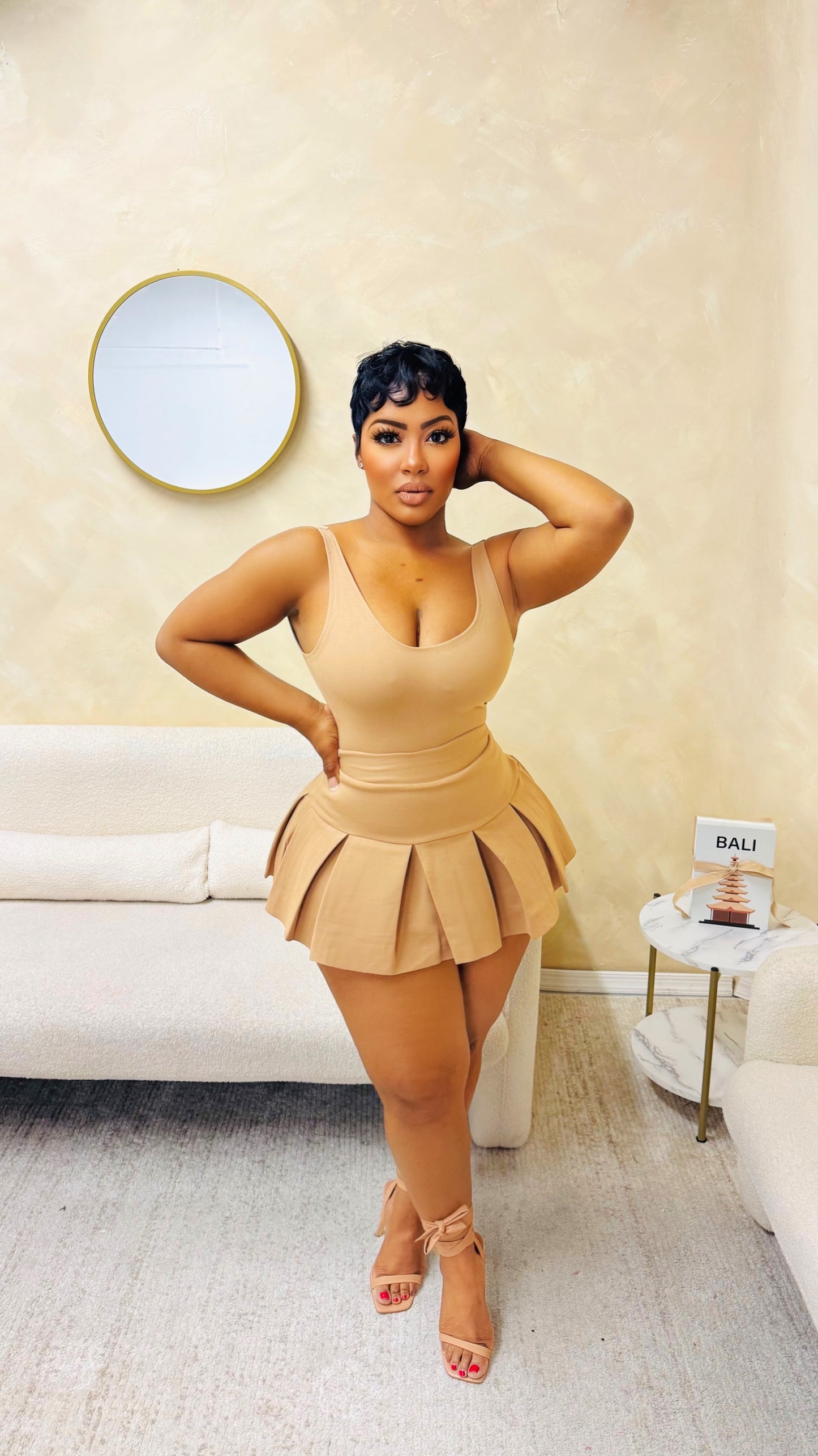 Unmatched Skirt Set