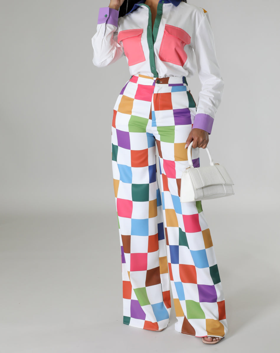 Boxed In Pant Set