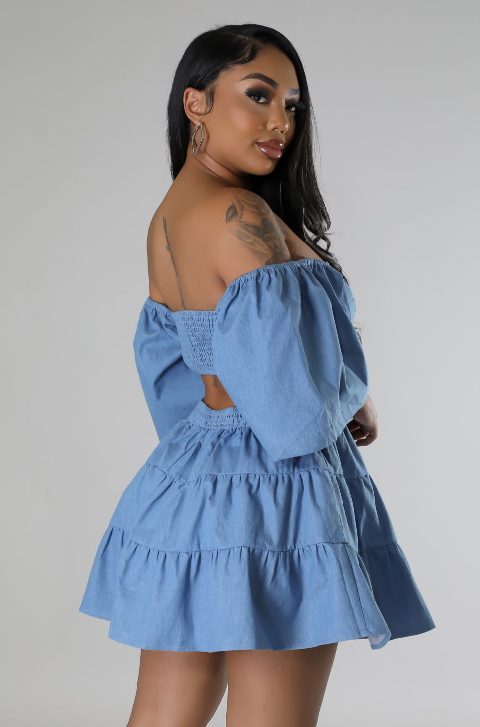 Denim Love Skater Dress