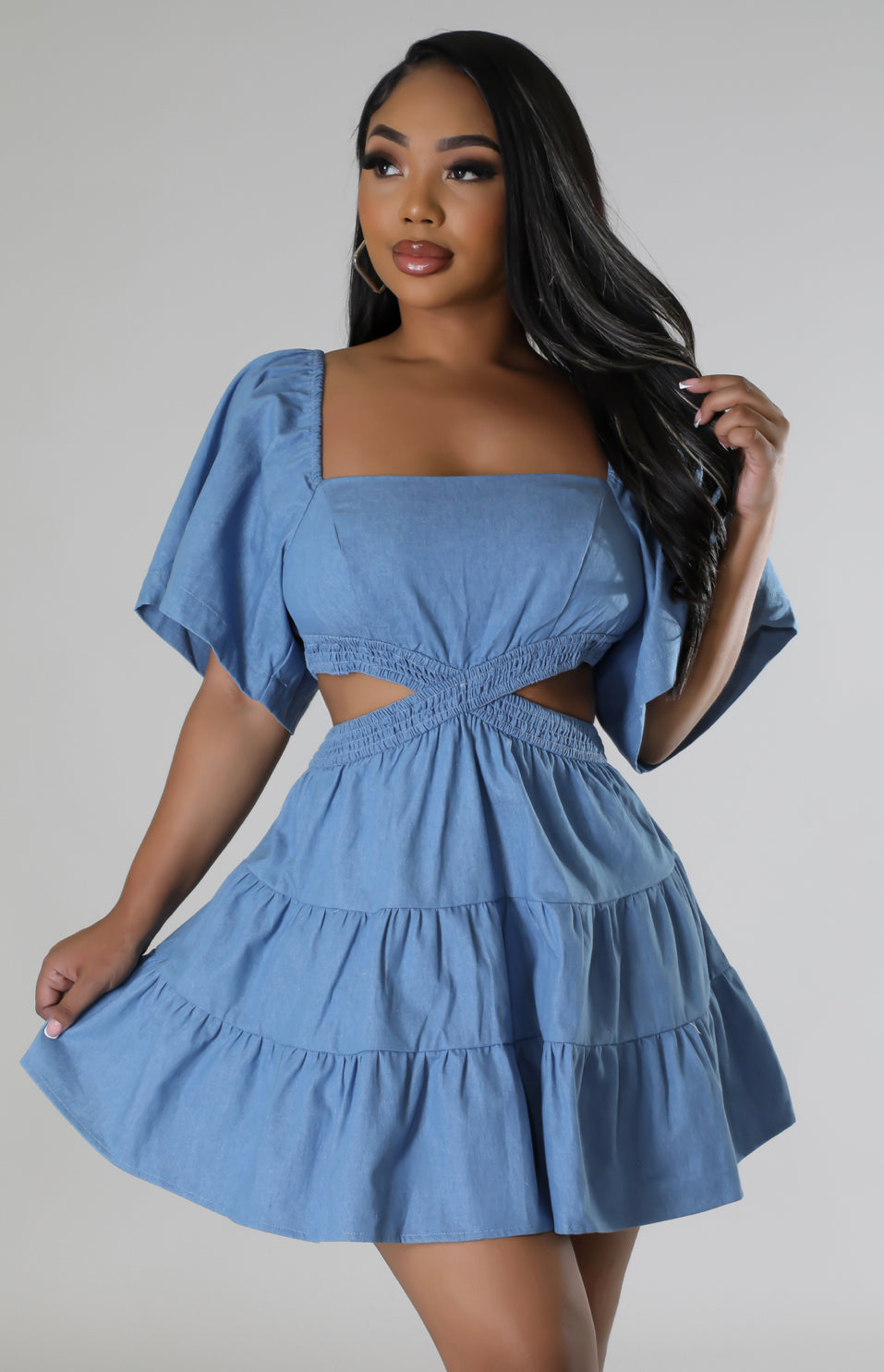 Denim Love Skater Dress