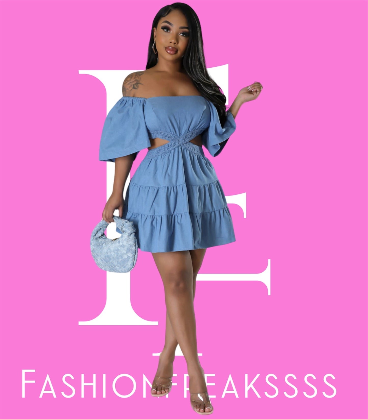 Denim Love Skater Dress