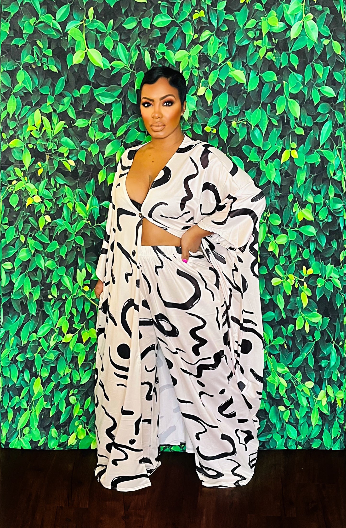 Swirl & Twirl Kimono Set