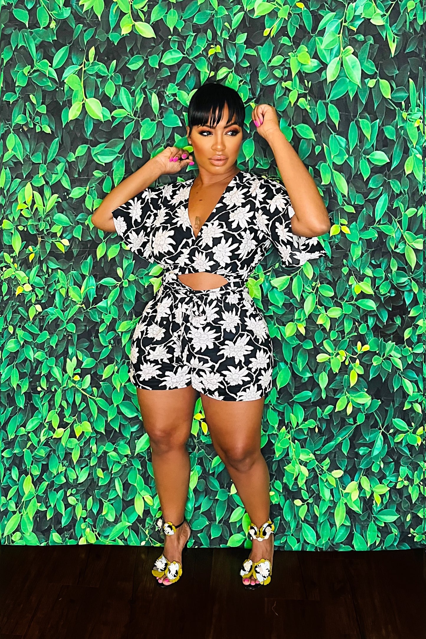 Marcy Flora Romper