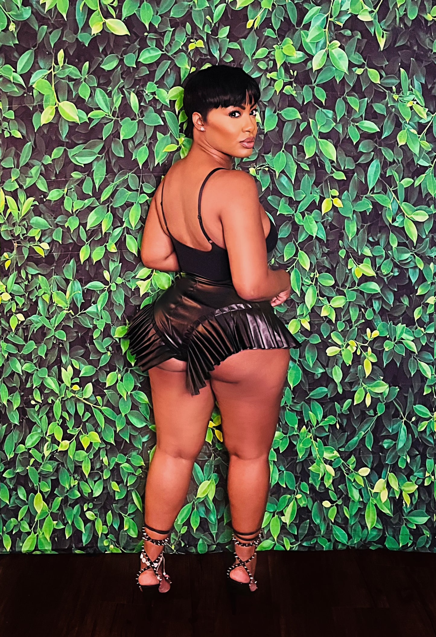 Thique Leather Shorts
