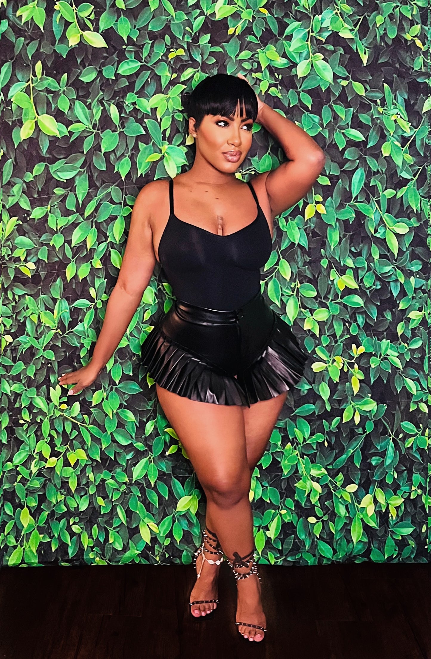 Thique Leather Shorts