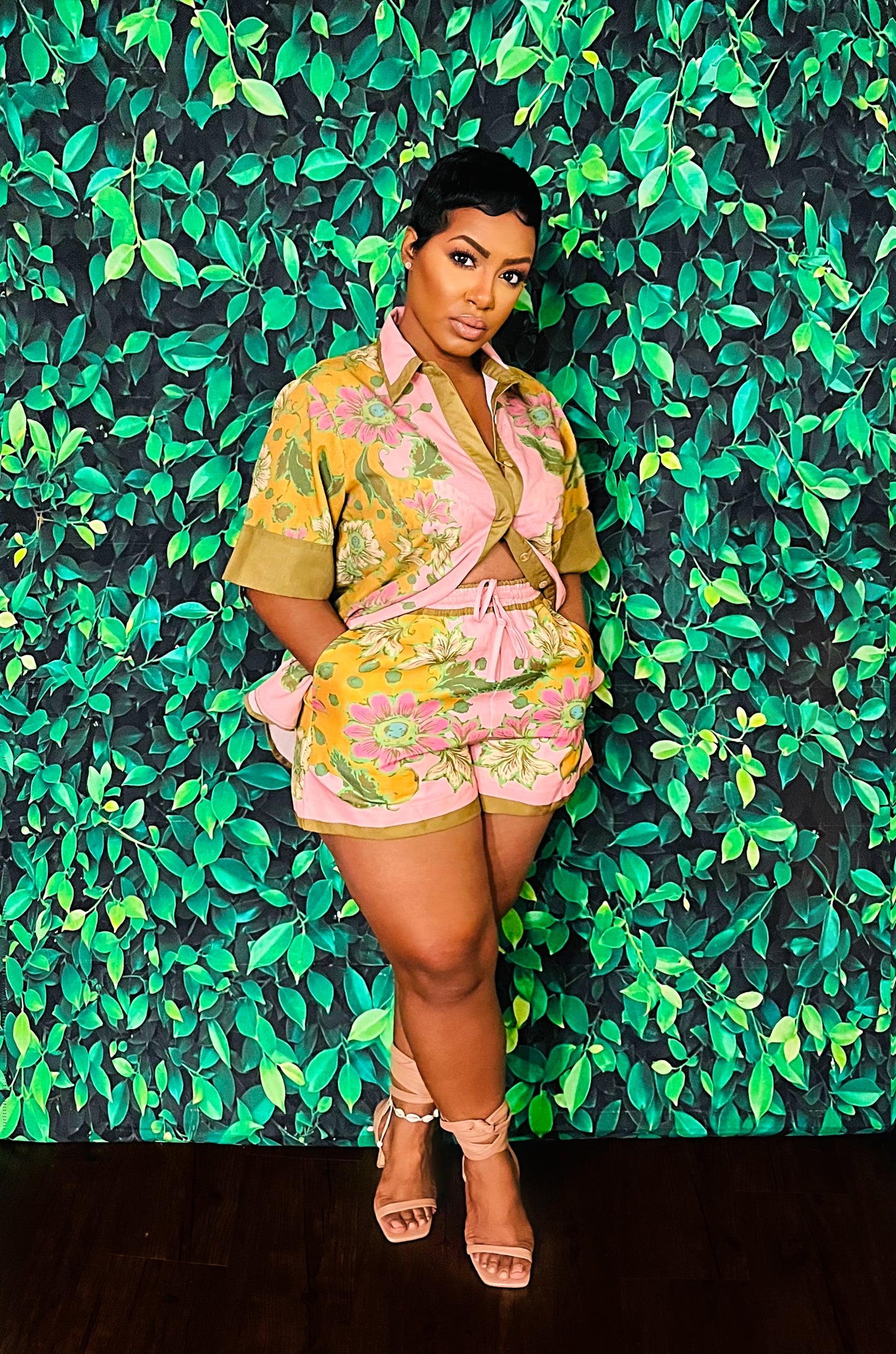 Olive Branch Short Set