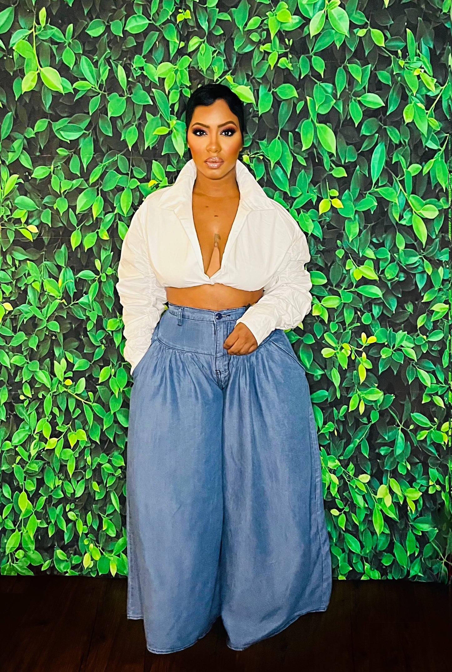 Ruched Up Crop Top