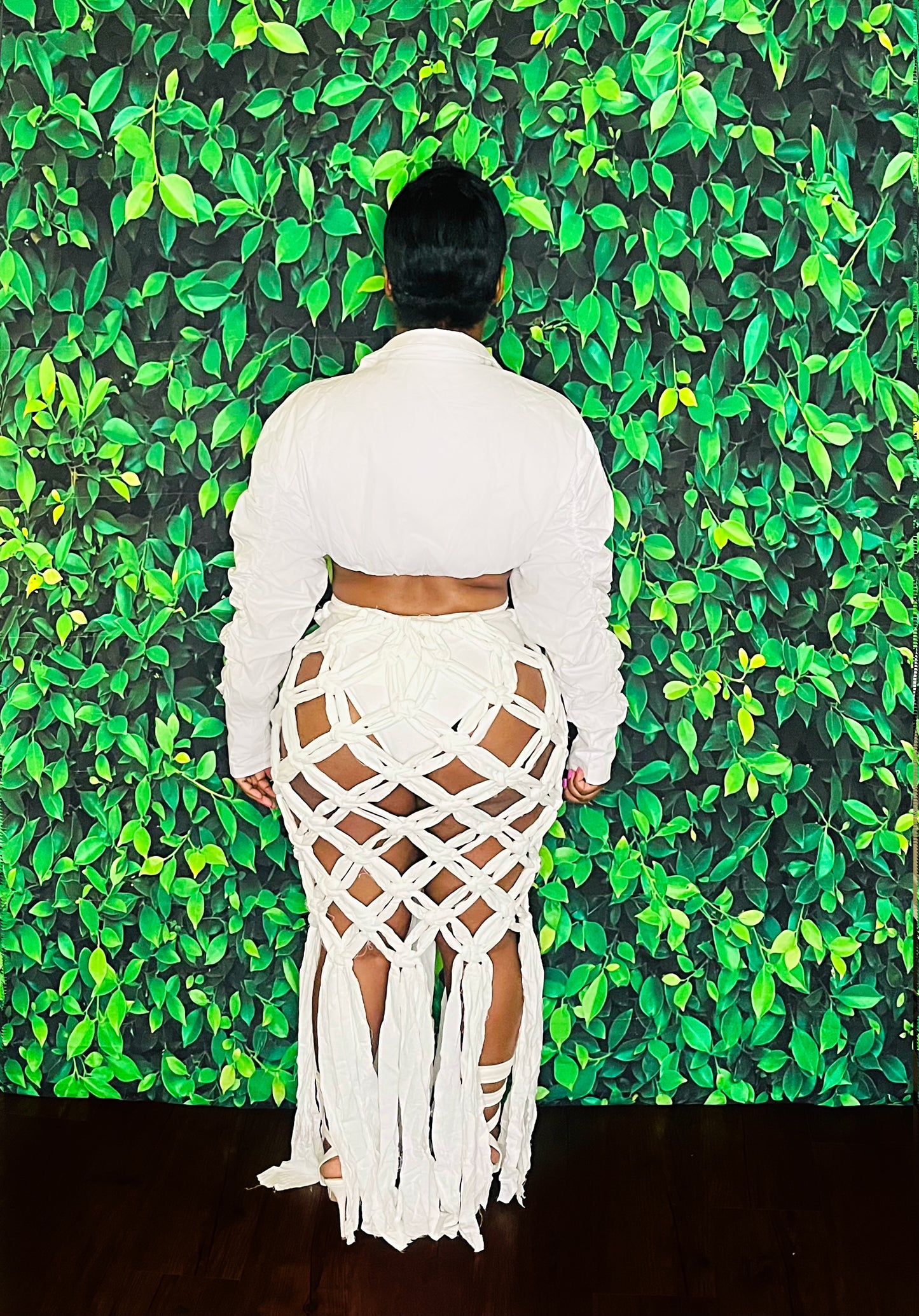 Roped Up Skirt