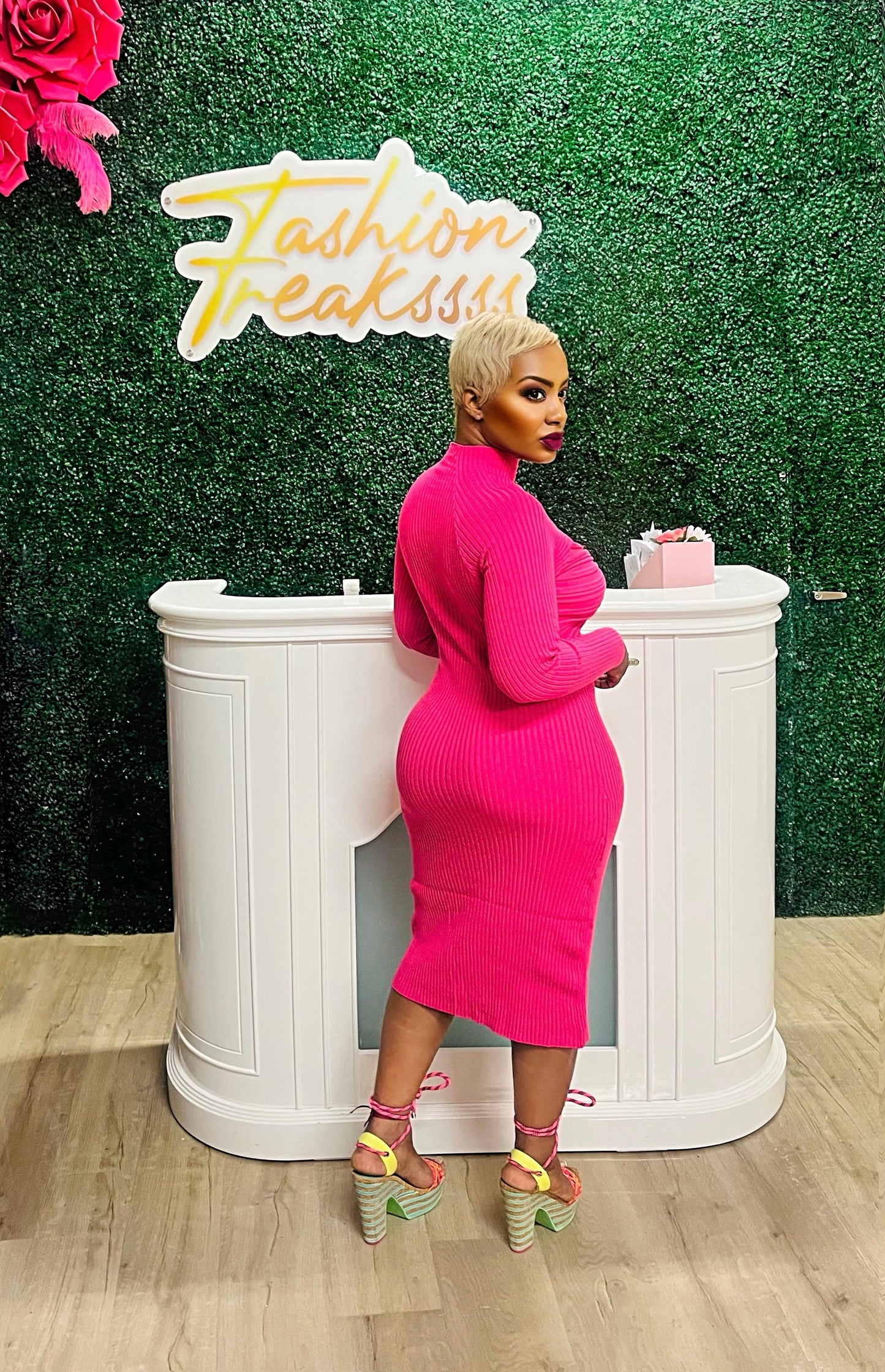Winter In Miami Sweater Dress