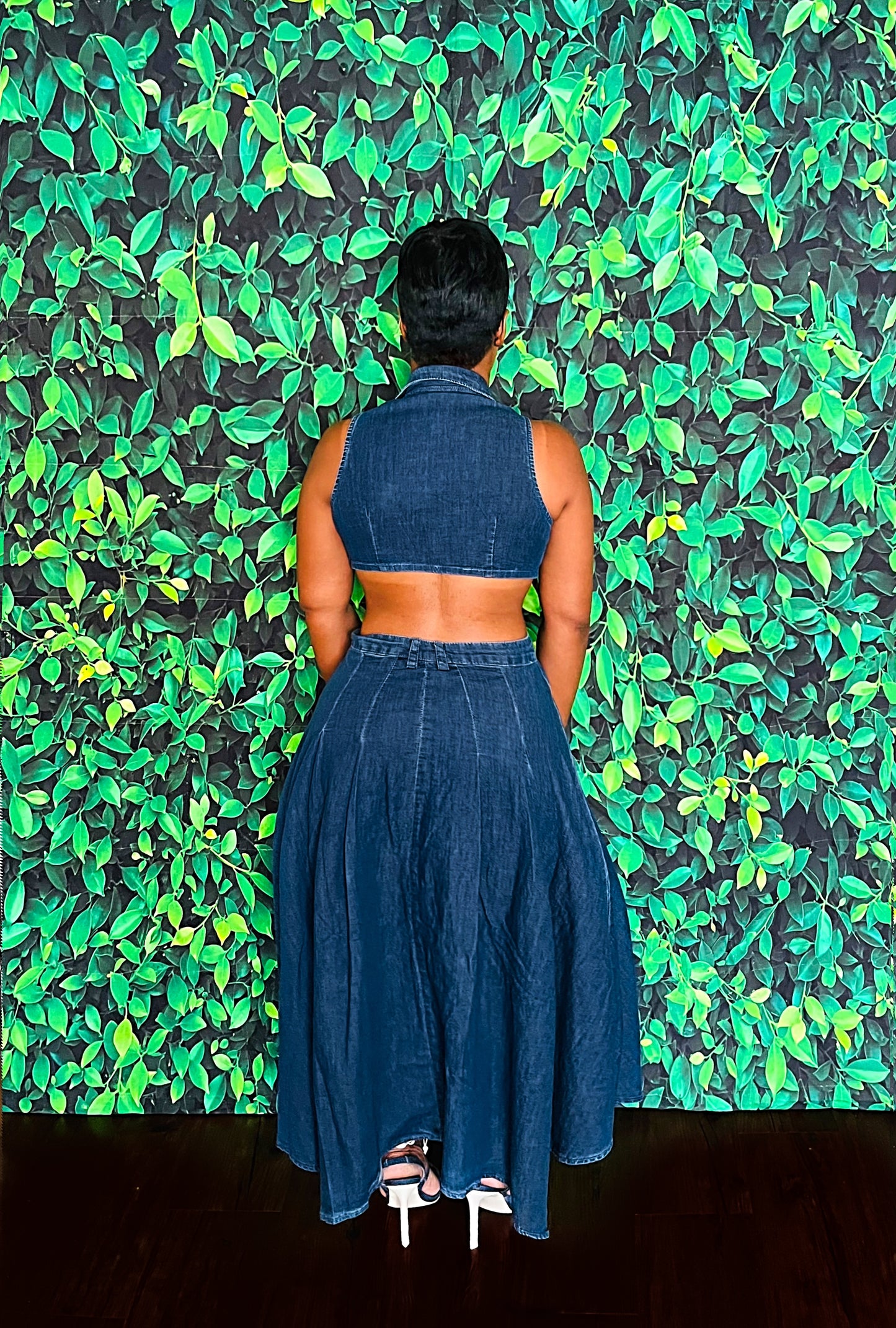 Forever Denim Split Dress