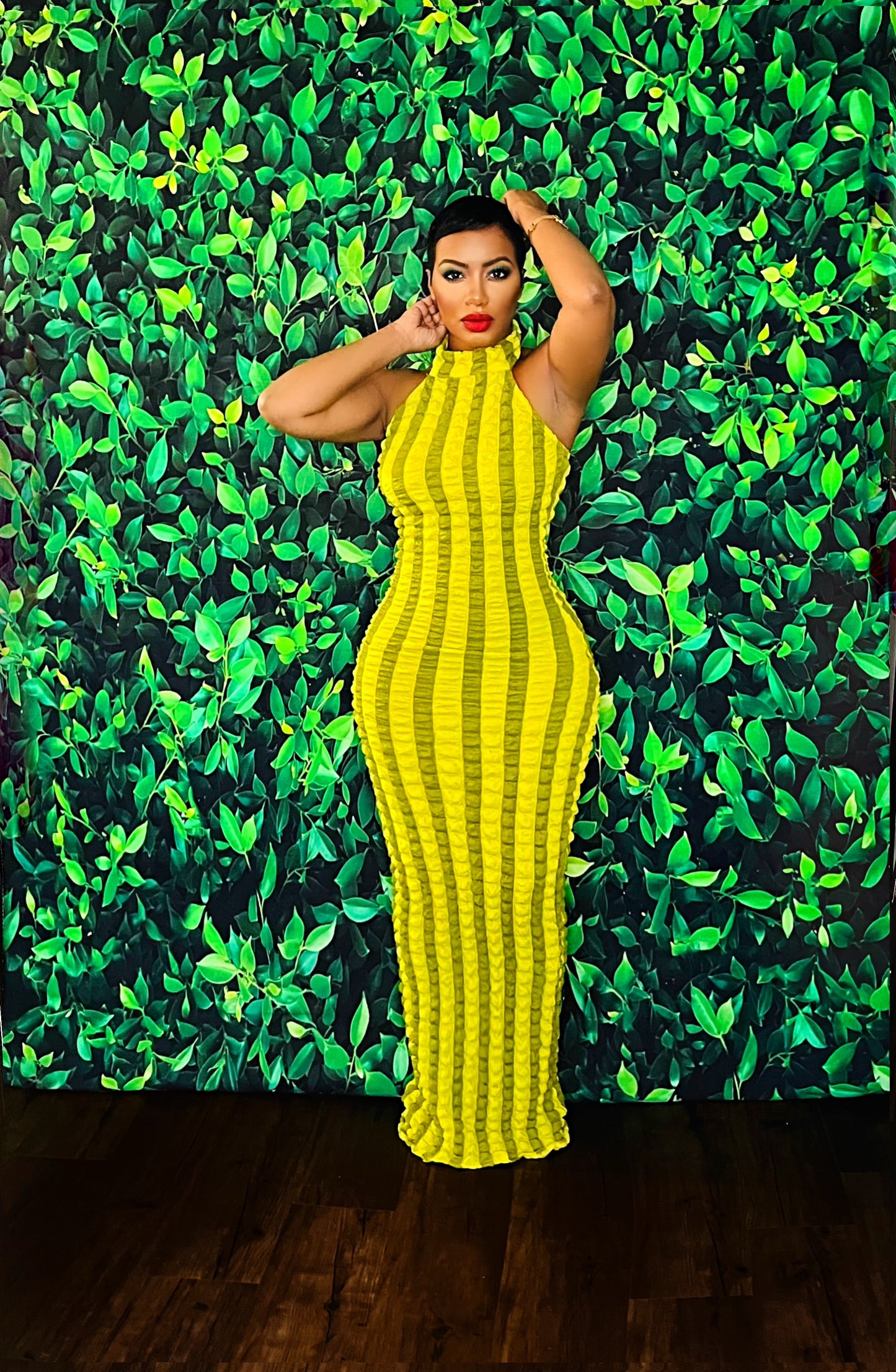 On My Body Popcorn Dress