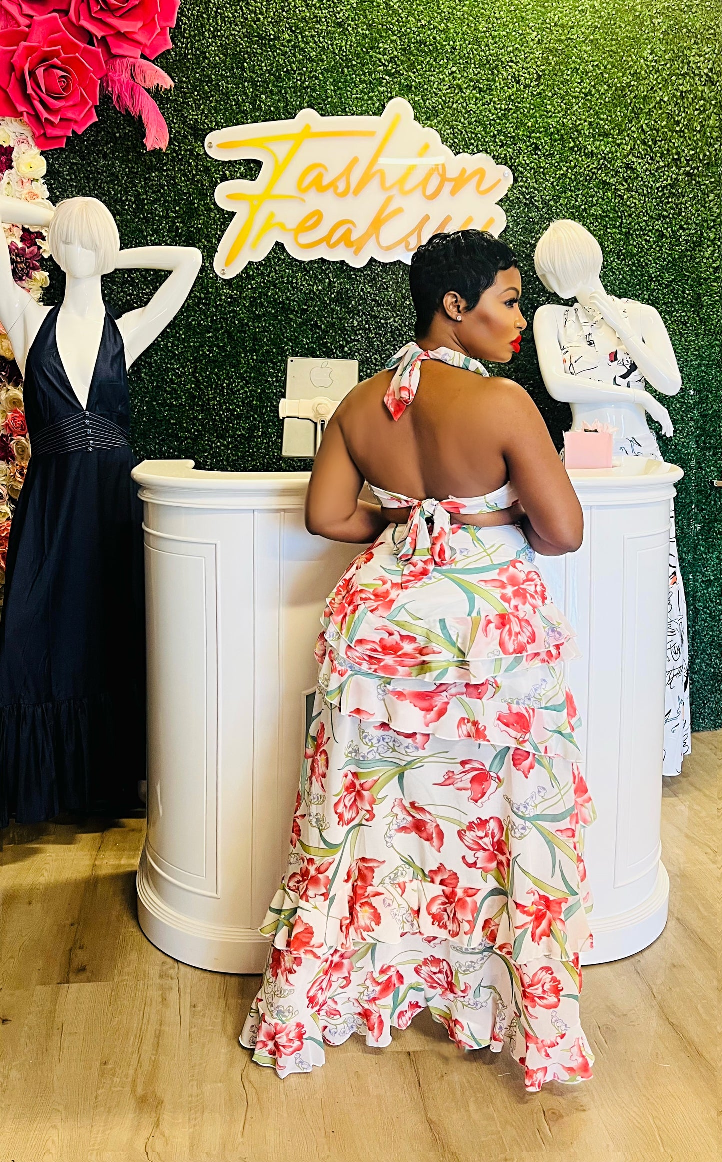 Cora Ruffle Dress