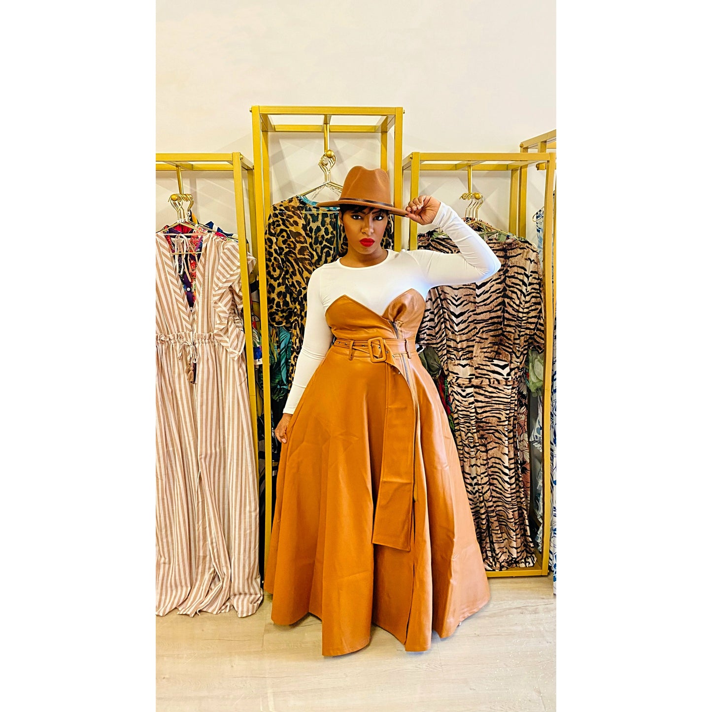 Camel Dungeon Maxi Skirt/Dress