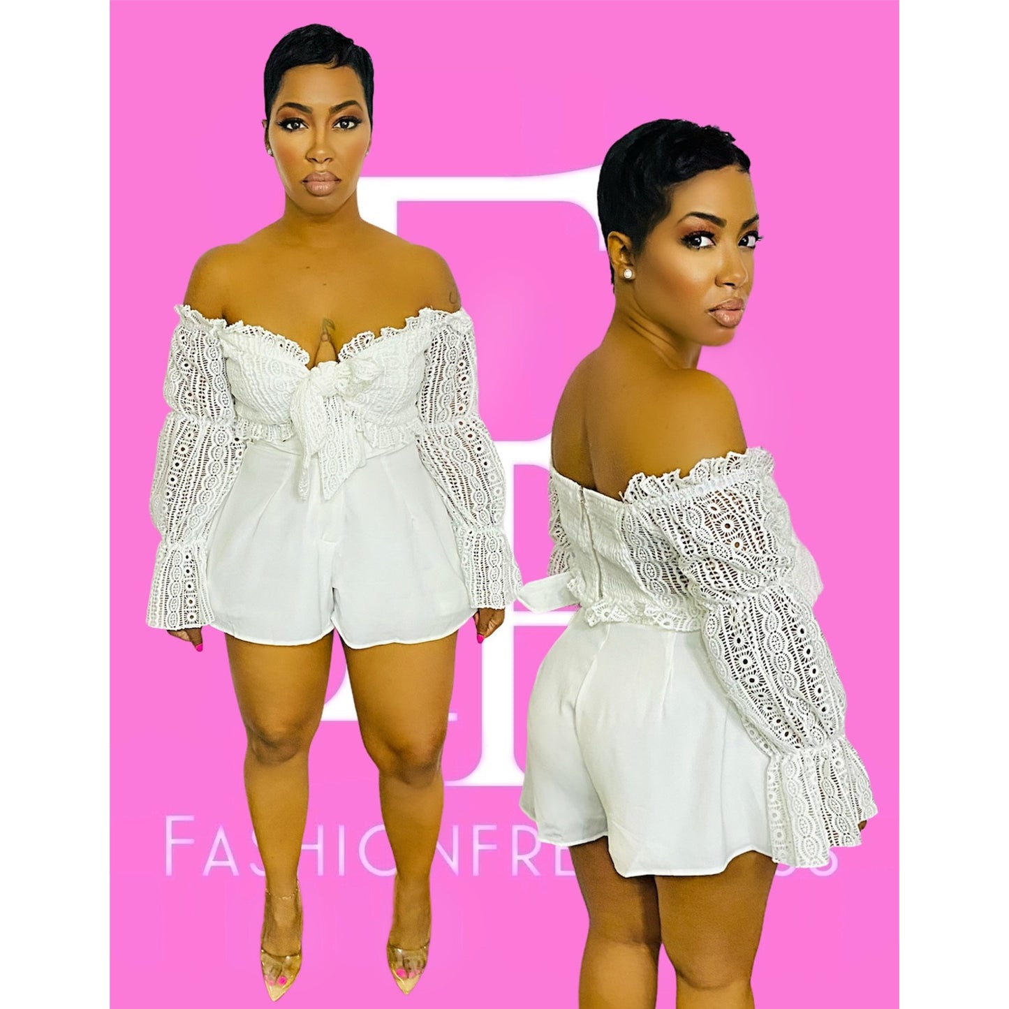 Don’t Mesh With Me Short Set