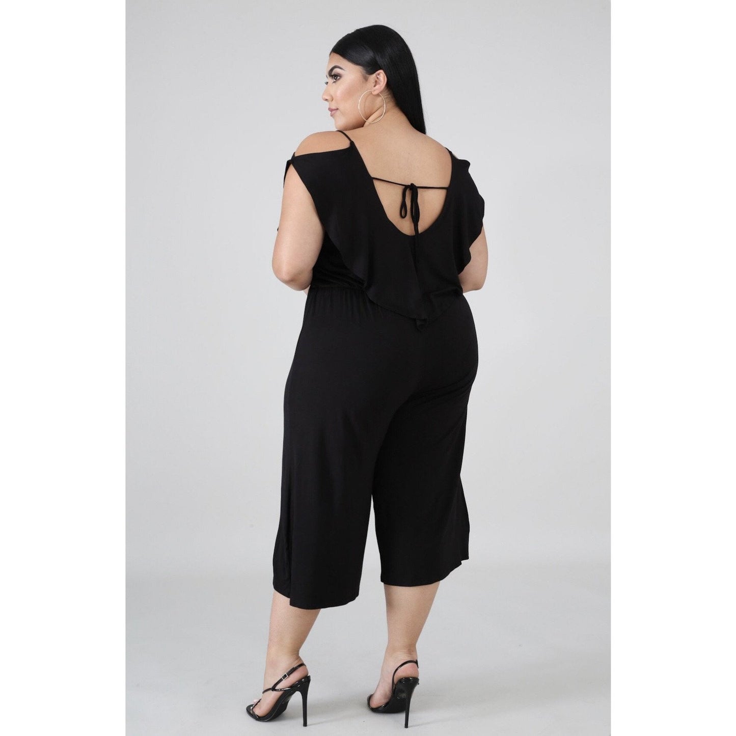 Plus Ruffle Jumpsuit
