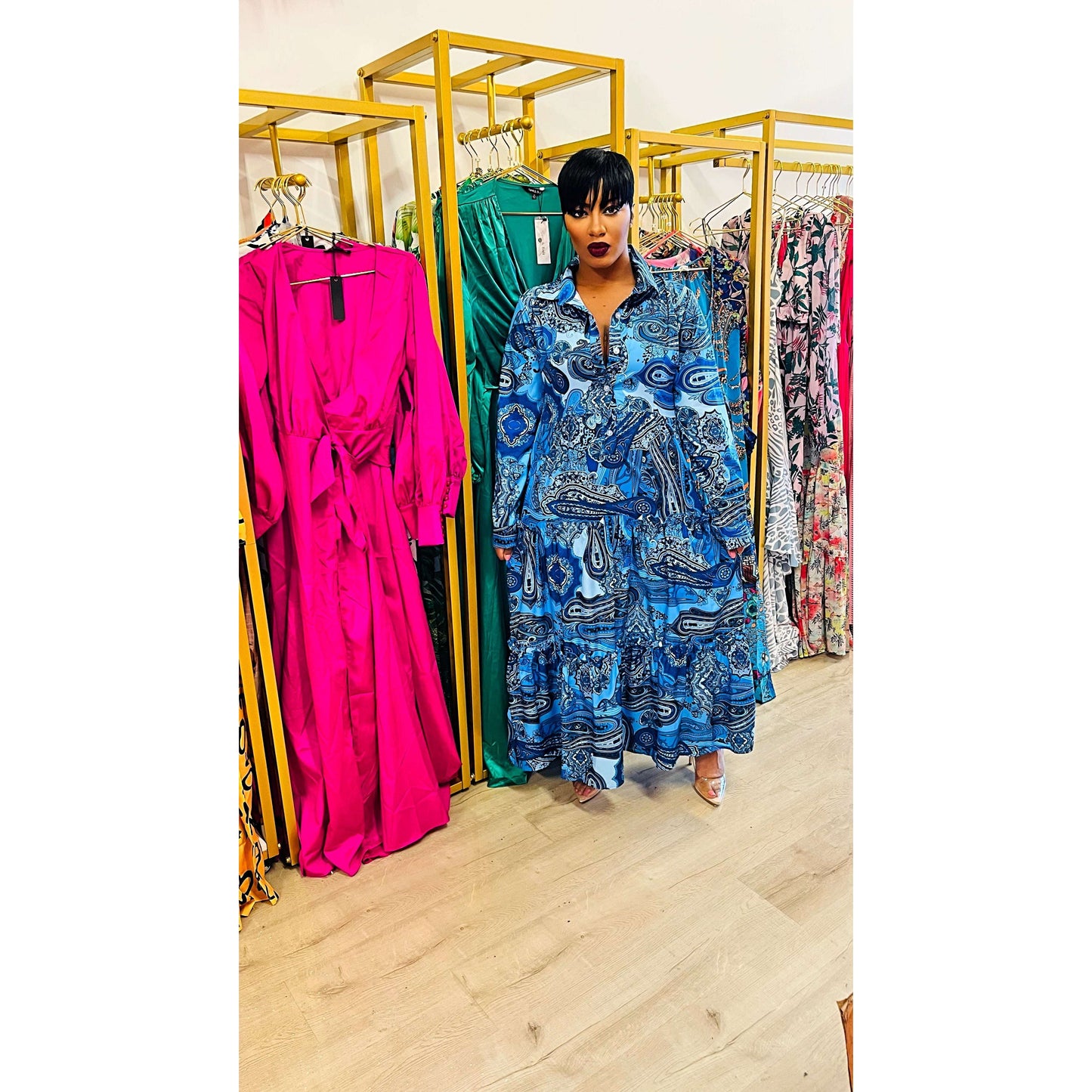 Bleu Ace Dress