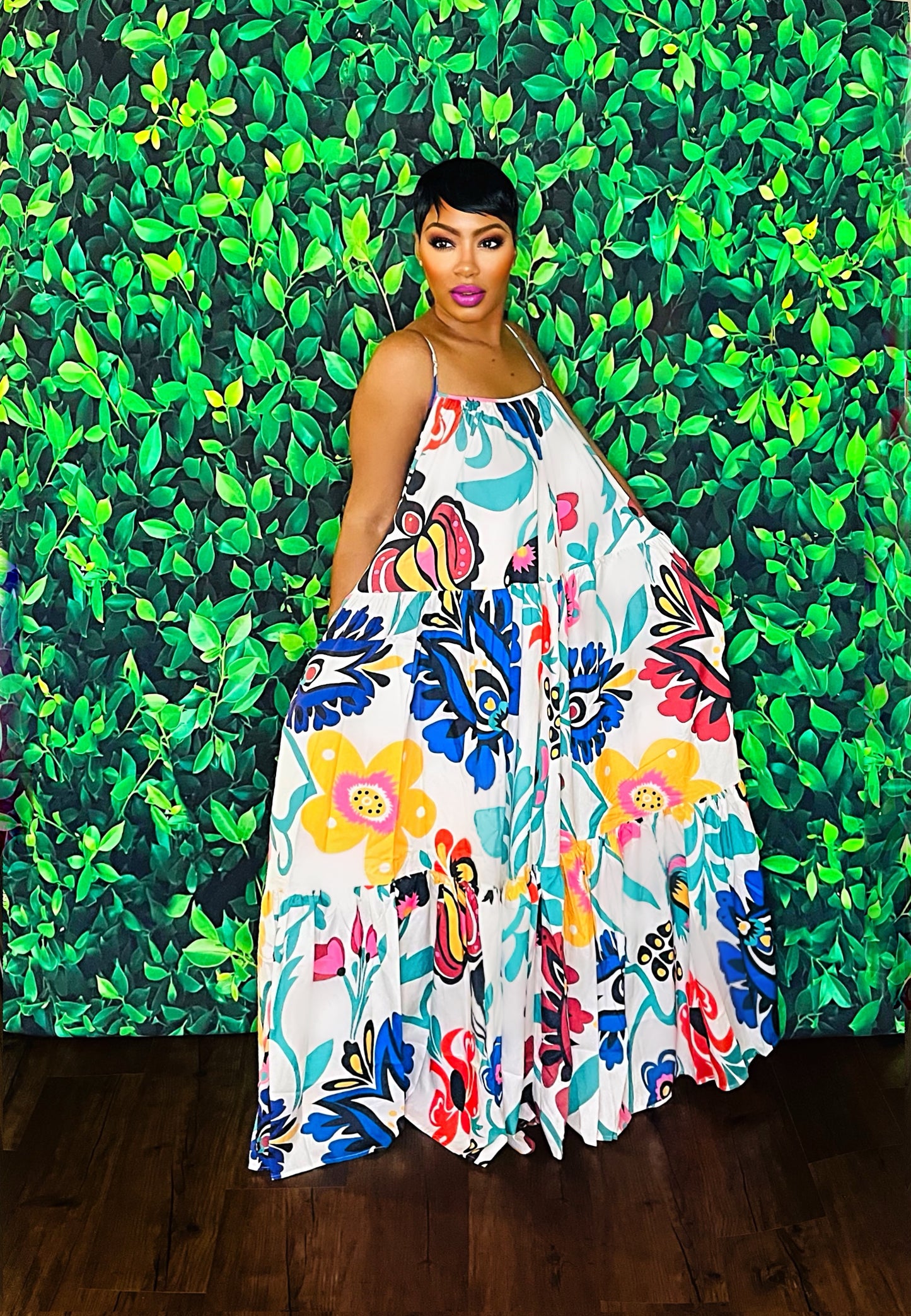 Petals Maxi Dress