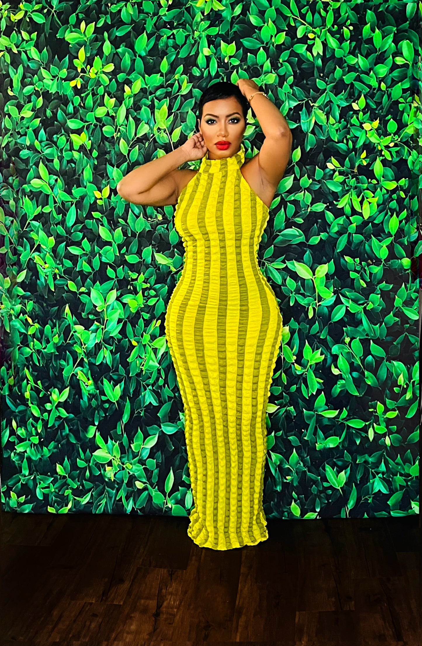 On My Body Popcorn Dress