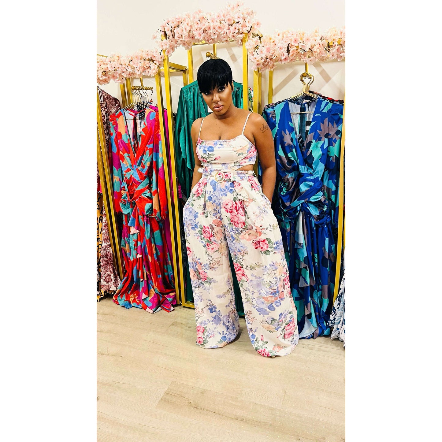 Floral Aroma Pant Set