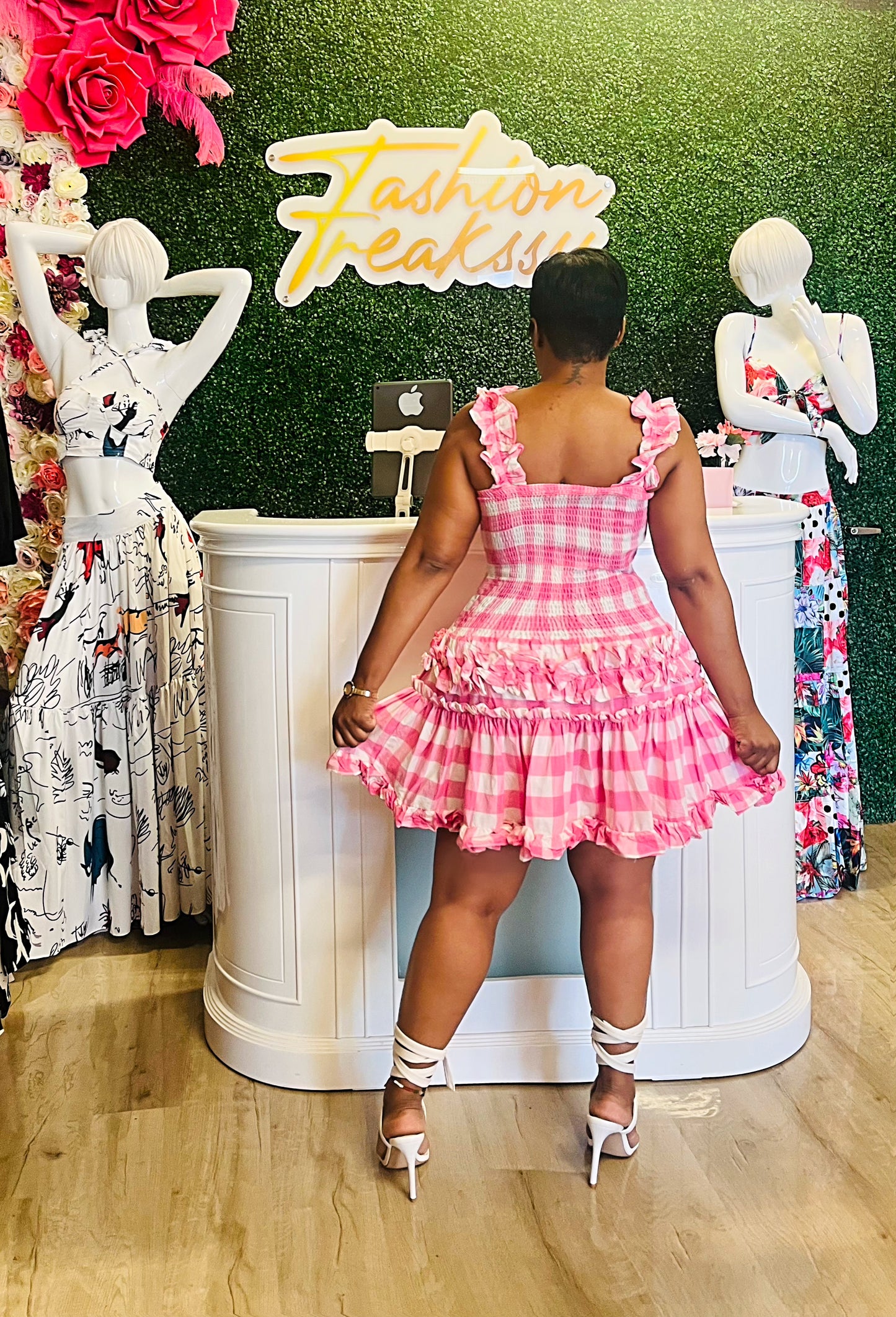 Pretty In Pink Babydoll Dress