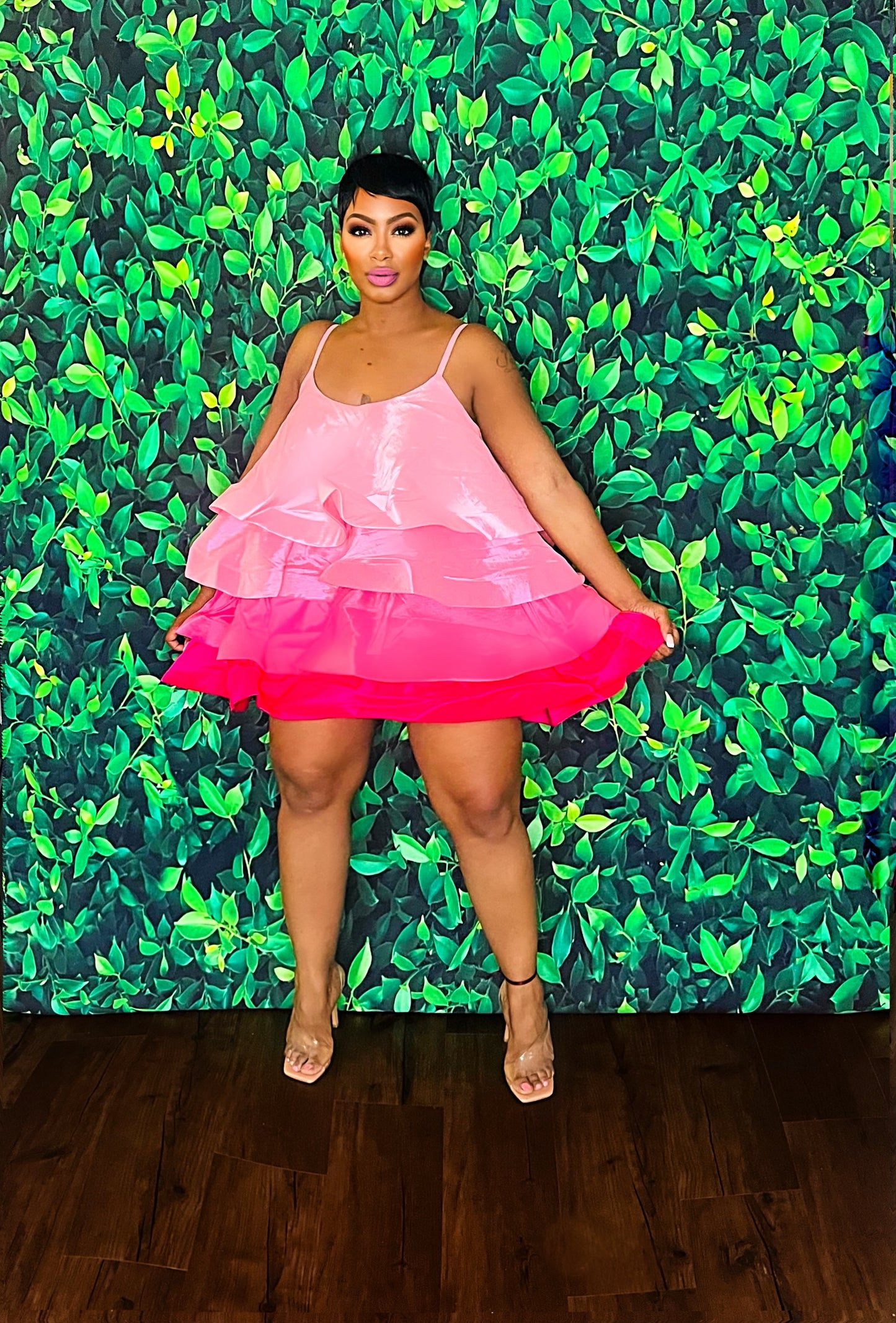 Rose Petal Tent Dress