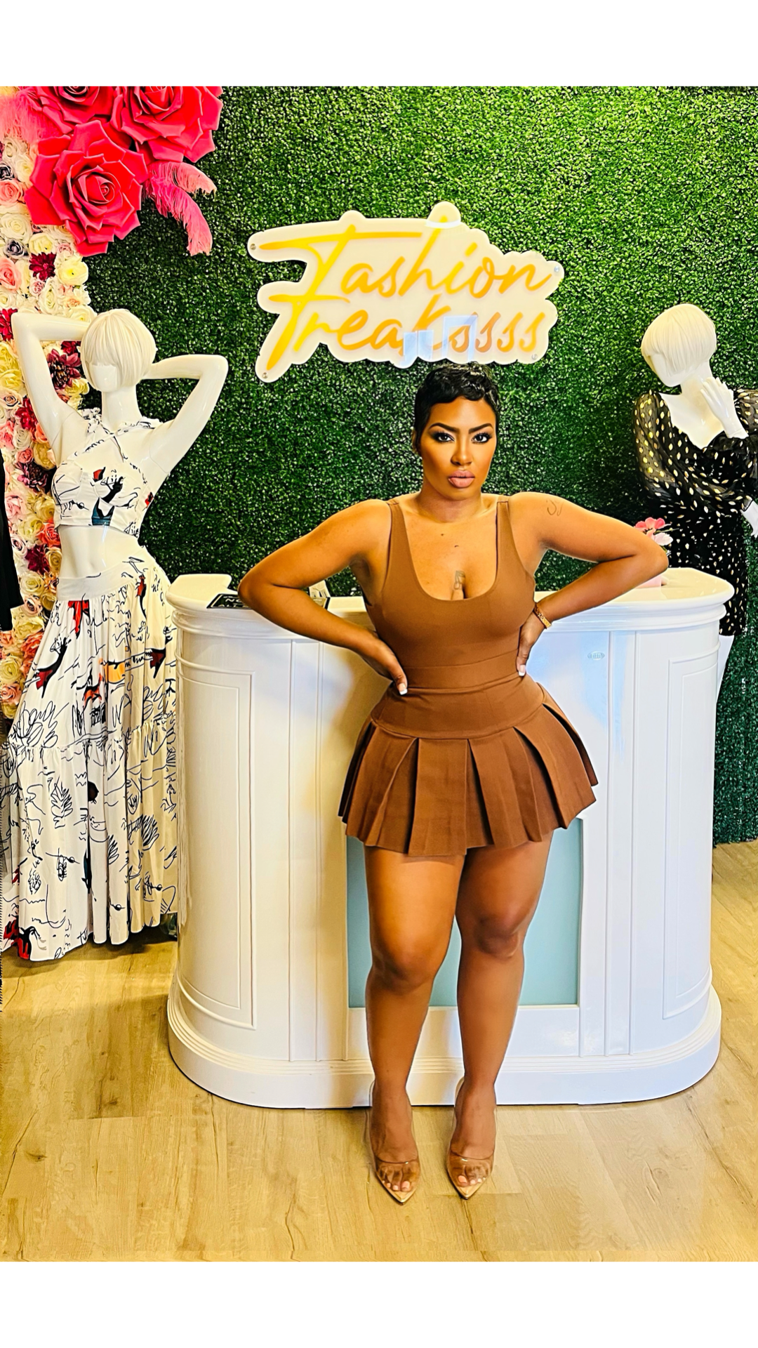 Unmatched Skirt Set