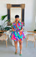 Color Explosion Mini Dress