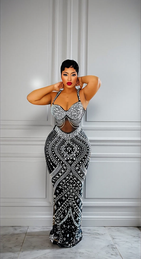 Princess Cut Maxi Dress