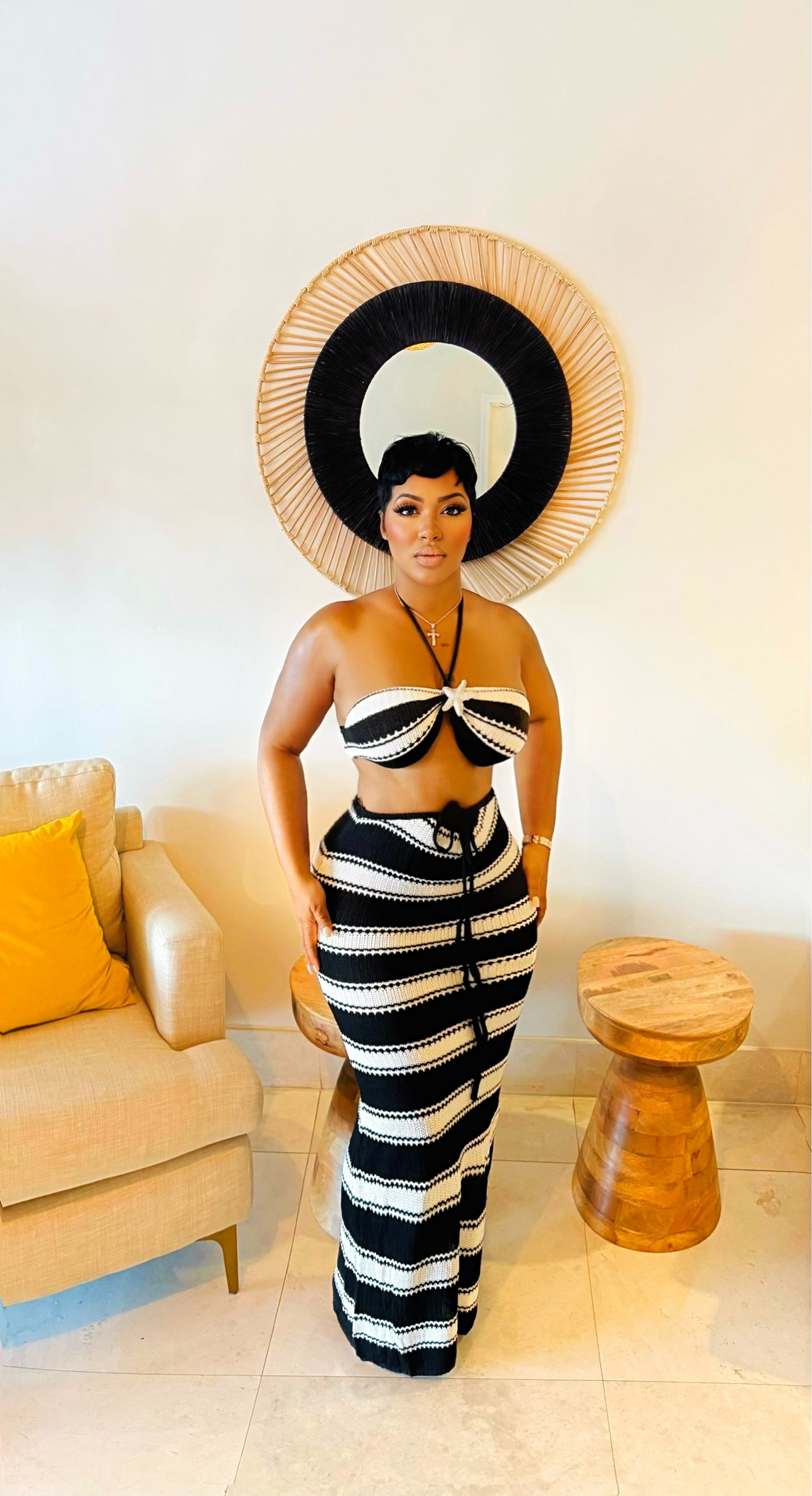 Camille Knit Skirt Set