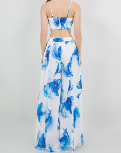 Carolina Floral Pant Set