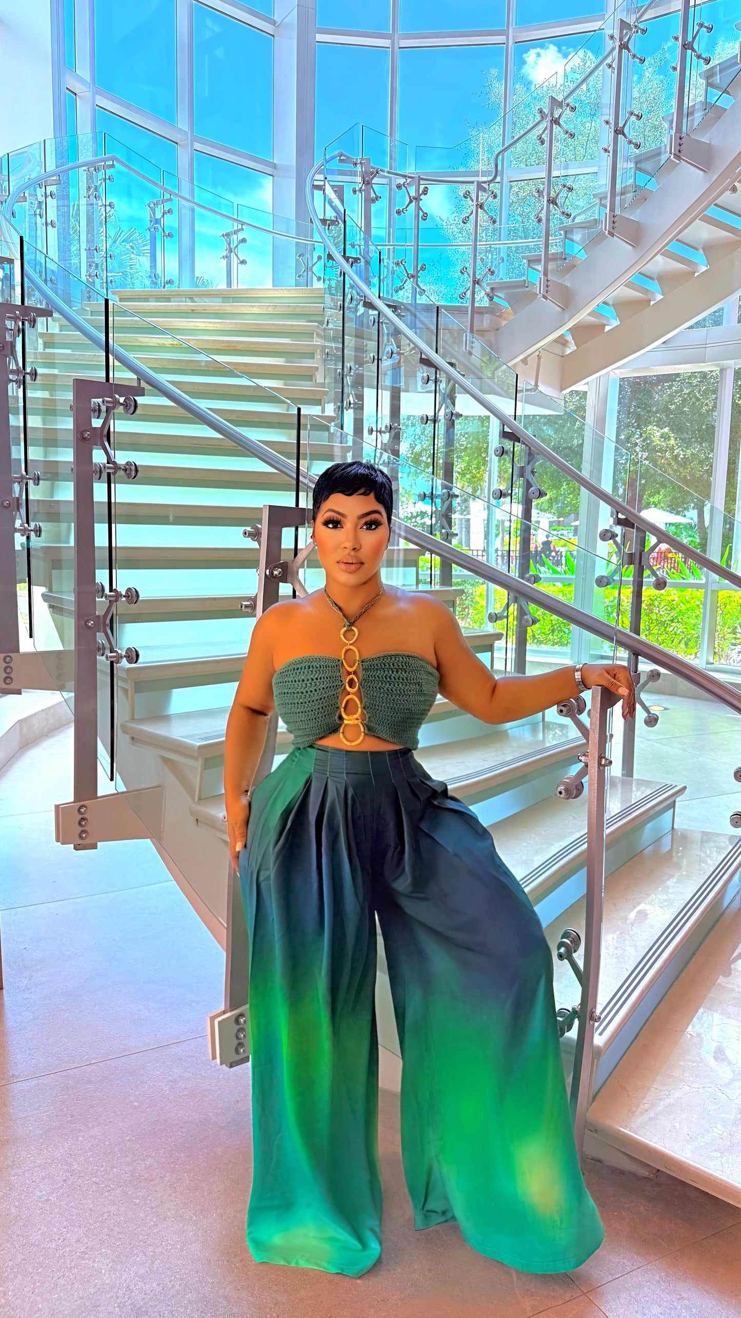 Galena Ombré Pant Set