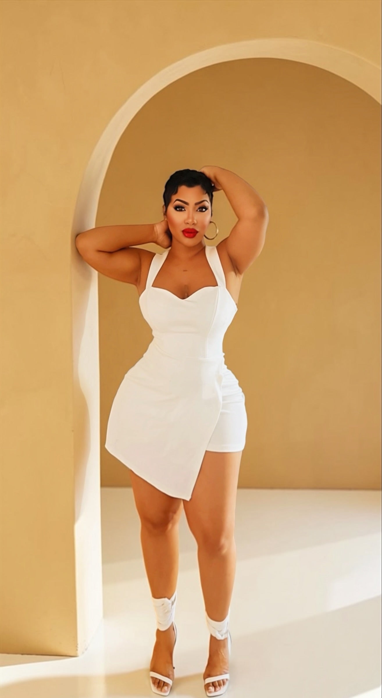 My Sweetheart Skort Romper