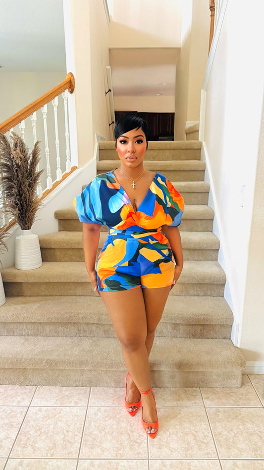 Leah Winged Romper