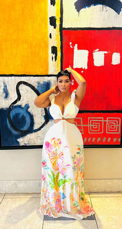 Beautiful Garden Maxi Dress