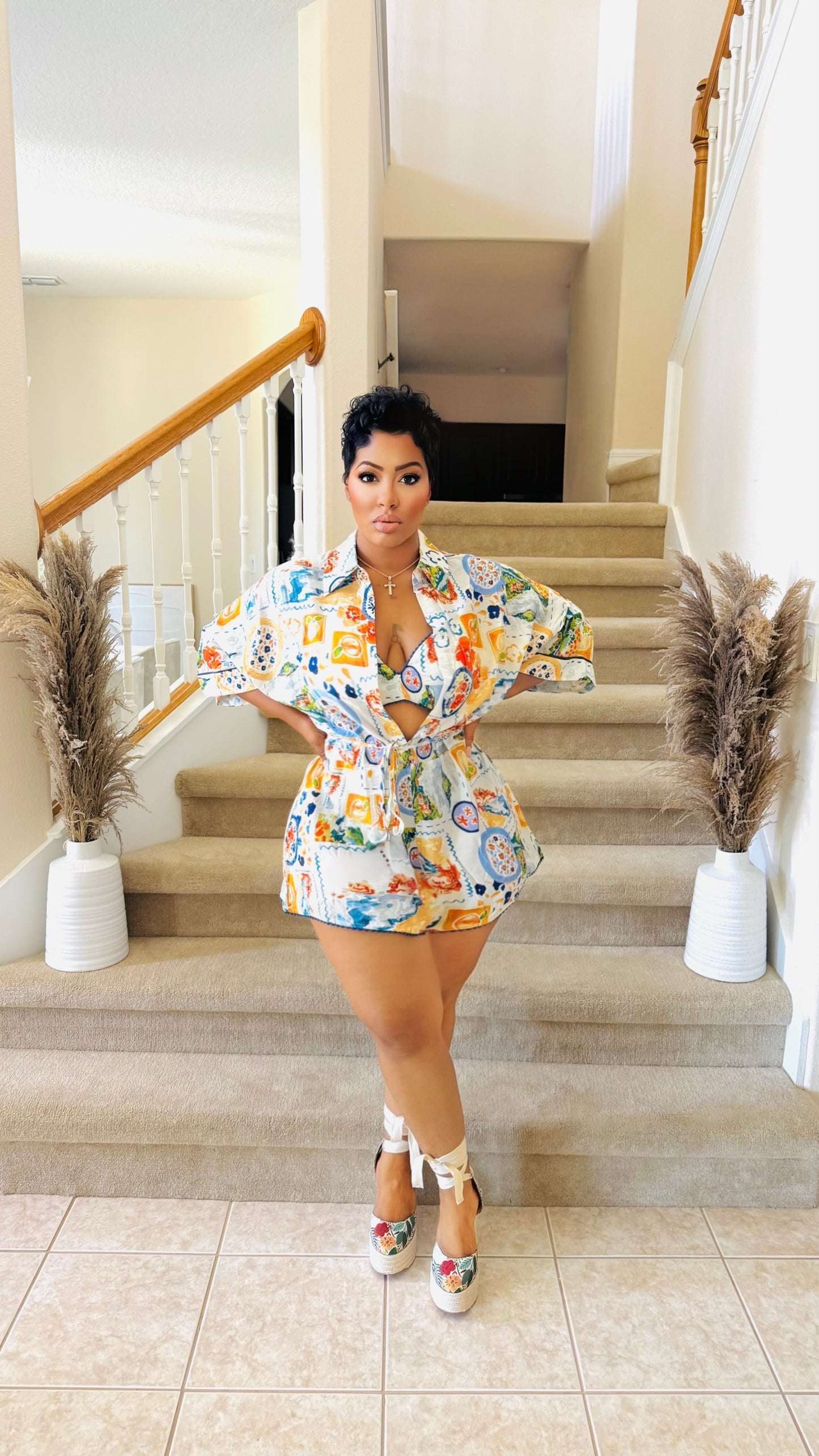 Spring Breeze Romper Set