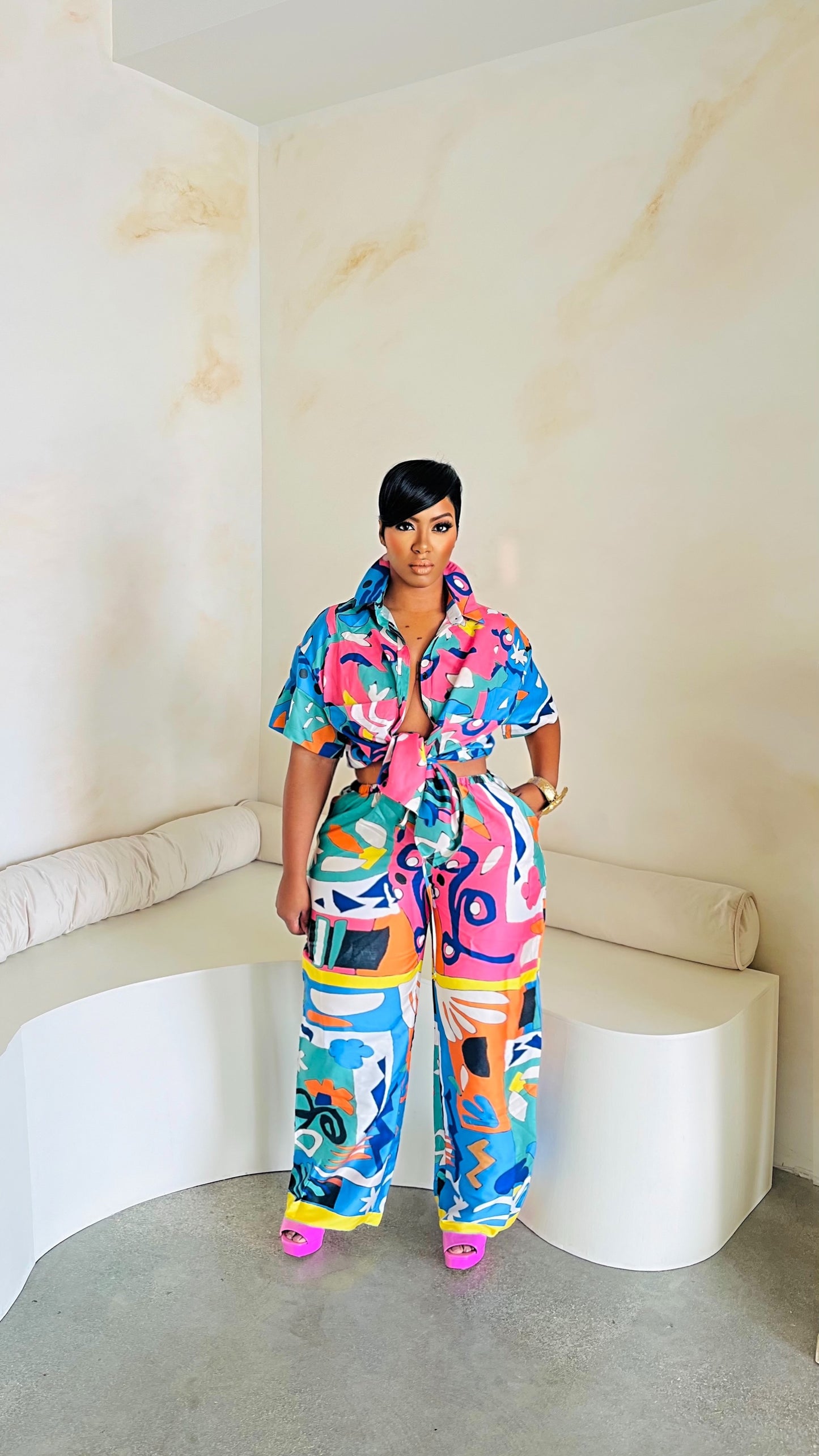 Crowded Colors Pant Set