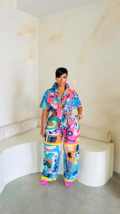 Crowded Colors Pant Set
